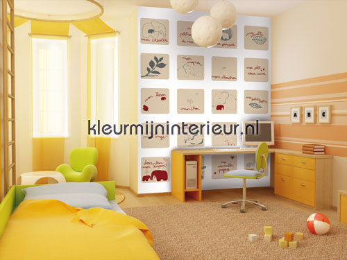 Mon chouchou fotobehang 414080 Little Ones Noordwand